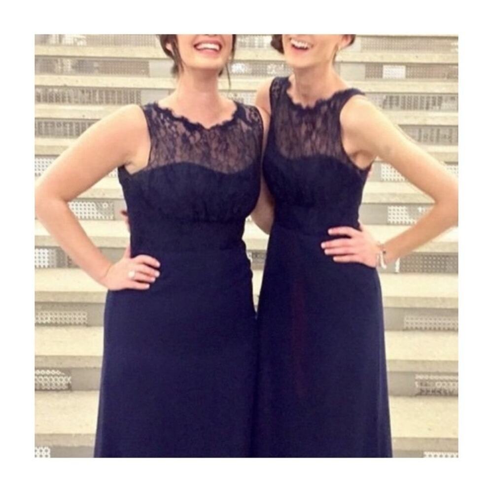 Jim Hjelm Navy Blue Bridesmaid Dress
